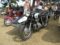 Motorad Simson 425 S  mit Seitenwagen beim 16. Oldtimer- und Traktorentreffen, Alt Schwerin/Meckl. 08.08.2009