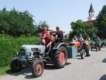 EICHER-Tiger aus dem Landkreis Passau nimmt an der Oldtimerausfahrt in M�nsteuer teil; 090809
