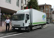 Iveco Eurocargo 80E18 der  W�scherei Diener  unterwegs in Fulda, Juli 2009