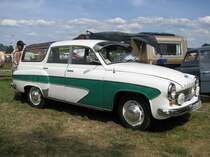 Pkw Wartburg 1000  Camping  aus dem Kreis Barnim beim 16. Oldtimer- und Traktorentreffen, Alt Schwerin/Meckl. 08.08.2009