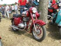 Motorrad JAWA 350 beim 16. Oldtimer- und Traktorentreffen, Alt Schwerin/Meckl. 08.08.2009