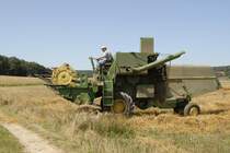 John Deere 925 hat seine Arbeit erledigt, Fulda-Dietershan im August 2009