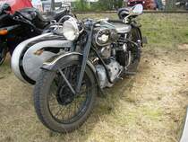 Simson 425 T mit Seitenwagen beim 16. Oldtimer- und Traktorentreffen, Alt Schwerin/Meckl. 08.08.2009