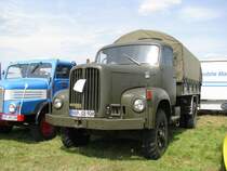 BERNA 2 VM Pritschenwagen aus dem Landkreis Nordvorpommern beim 16. Oldtimer- und Traktorentreffen, Alt Schwerin/Meckl. 08.08.2009