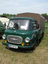Barkas B 1000 Pritschenwagen der Volkspolizei aus dem Landkreis Nordwestmecklenburg beim 16. Oldtimer- und Traktorentreffen, Alt Schwerin/Meckl. 08.08.2009