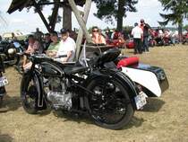 Motorrad AWO 425 mit Seitenwagen aus dem landkreis Parchim, Alt Schwerin 08.08.2009