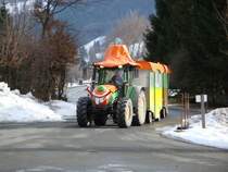 Der  Kaserasi , dieser bringt einem kostenlos zu den Loferer Alm Bahnen