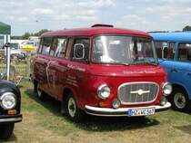 Kleinbus Barkas B 1000 aus dem Harzkreis beim 16. Oldtimer- und Traktorentreffen, Alt Schwerin/Meckl. 08.08.2009