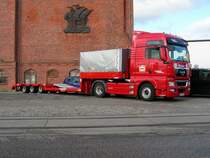 MAN TGA-Zug im Stadthafen Stralsund am 03.09.08 mit der Hanse-Tour