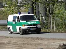 VW T 4 der Landespolizei Thringen bei einem Einsatz am 23.08.2009 in Jena