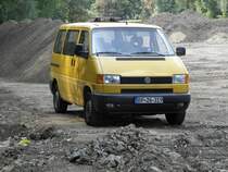 VW T 4 der Bundespolizei in neutraler Lackierung, gesehen in Jena am 23.08.2009