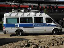 MB Sprinter als Lautsprecher-Kfz. der Bundespolizei, gesehen am 23.08.2009 in Jena