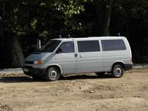 VW T 4 als Beweissicherungs- und Dokumentationsfahrzeug der Bundespolizei bei einem Einsatz am 23.08.2009 in Jena
