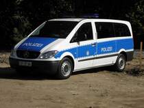 MB Vito der Bundespolizei bei einem Einsatz am 23.08.2009 in Jena
