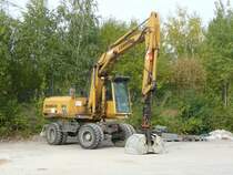 26.08.09,ZEPPELIN-Bagger ZM 15 in Wanne Eickel.