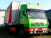 Steyr19S39 war mit dem Auflieger  Indian-Dreams  f�r ein paar Tage am Messegel�nde RIED i.I. abgestellt 070313 