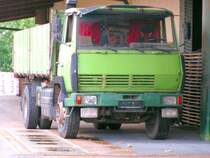 Steyr1291(Bj1986)dient nur noch fr innerbetriebliche Fahrten am Lagerhausgelnde; 060808