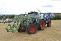 Fendt 312 Vario TMS prsentiert bei der  Fendt und Lemken-Roadshow  in Fulda-Oberrode am 02.09.2009