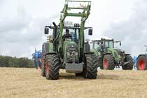 Fendt Vario mit Frontlader bei der Pr�sentation von Fendt und Lemken am 02.09.2009 in Fulda-Oberrode