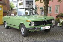 BMW 1502, Bj. 1976, als Gast bei der Old- und Youngtimerausstellung des MC Hnfeld am 30.08.2009 in 36088 Hnfeld
