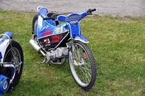 so sieht die Maschine noch recht zarm aus, beim Lauf zur LMMV & OBC am 27.06.09 im Stralsunder Speedway-Stadion  Paul-Greifzu  des MC Nordstern