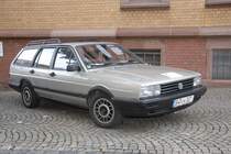 Passat GT Syncro, Bj. 1987, bei der Old- und Youngtimerausstellung des MC H�nfeld am 30.08.2009 in 36088 H�nfeld 