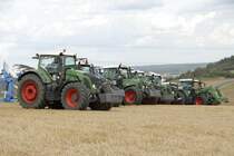 Fendt-Traktoren prsentiert bei der  Fendt und Lemken-Roadshow  in Fulda-Oberrode am 02.09.2009