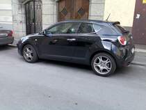 Alfa MiTo in schwarz.