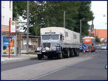 
Ein LKW B�ssing 8000 S. Gesichtet am 03.09.08 in Stralsund am Frankendamm. 