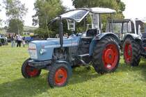 auch dieser Eicher aus dem Wartburgkreis ist beim Oldtimertreffen des  Deutz-Club Allmus  am 30.08.2009 in Hofbieber-Allmus 

