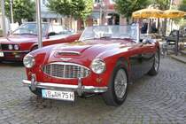 Austin Healey 3000 bei der Old- und Youngtimerausstellung des MC H�nfeld am 30.08.2009 in 36088 H�nfeld. 