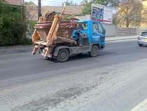 Multicar, R�ckansicht.