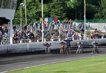 Startprozedere beim Lauf zur LMMV & OBC am 27.06.09
im Stralsunder Speedway-Stadion  Paul-Greifzu  des MC Nordstern