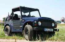 Bei der Erdfunkstelle Raisting/Ammersee
SUZUKI LJ80
