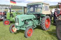 Kramer steht beim Oldtimertreffen des  Deutz-Club Allmus  am 30.03.2009 in Hofbieber-Allmus 