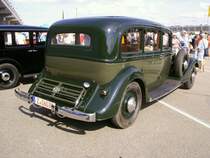 Horch Oldtimer Heckansicht fotografiert auf dem Sachsenring 2009