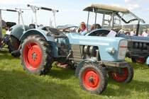 Eicher Tiger steht beim Oldtimertreffen des  Deutz-Club Allmus  am 30.08.2009 in Hofbieber-Allmus 
