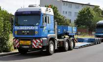 MAN TGA 26.480 Schwertransport - Firma Felbermayr, �sterreich - 22.08.2009 in Euskirchen.