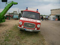 Feuerwehrfahrzeug Barkas B1000 beim Schleppertreffen in Rottelsdorf 