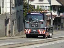 MAN  BE 243362 unterwegs in Aarwangen am 08.09.2009