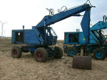 Dieser Bagger T-174/1 geh�rt ebenso zur Sammlung der Rottelsdorfer Schleppertreffen