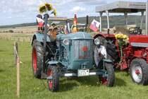 Hanomag beim Oldtimertreffen des  Deutz-Club Allmus  am 30.03.2009 in Hofbieber-Allmus 