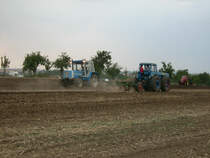 ZT323 und Dutra D4K-B beim Schauackern zum Rottelsdorfer Schleppertreffen