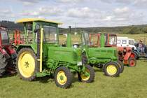 2 x Lanz beim Oldtimertreffen des  Deutz-Club Allmus  am 30.03.2009 in Hofbieber-Allmus 
