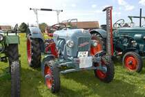 Eicher Tiger ist Gast beim Oldtimertreffen des  Deutz-Club Allmus  am 30.08.2009 in Hofbieber-Allmus 

