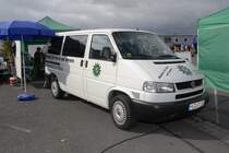 VW T 4 der  Gewerkschaft der Polizei  gesehen am Tag der offenen T�r bei der Bundespolizeiabteilung H�nfeld anl. des 50-j�hrigen Standortjubil�ums am 13.09.2009 in 36088 H�nfeld 