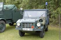 DKW Munga des ehem. BGS ausgestellt am Tag der offenen Tür bei der Bundespolizeiabteilung Hünfeld anl. des 50-jährigen Standortjubiläums am 13.09.2009 in 36088 Hünfeld 
