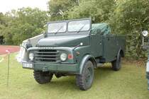 Hanomag AL 28 des ehem. BGS ausgestellt am Tag der offenen Tür bei der Bundespolizeiabteilung Hünfeld anl. des 50-jährigen Standortjubiläums am 13.09.2009 in 36088 Hünfeld 
 