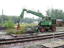 Ein T174/2 steht an der Bekohlungsanlage im BW Glauchau, 09.09.07
