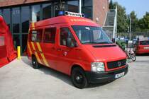 Feuerwehr Ratingen
Typ:         MTF
Fahrgestell: VW LT 28
Aufbau:      TDS Invents
Baujahr:     2004


